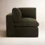 Chaise de coin Cates vert foncé-123064592