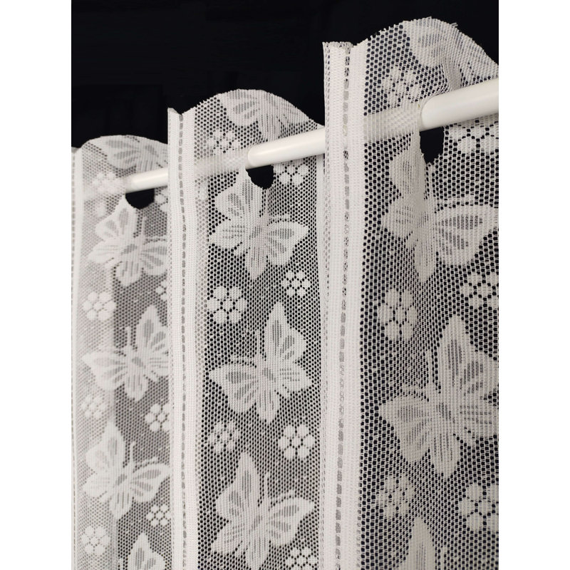 Annelisa Lace Curtain Single Panel, 183cm Width x 183cm Drop