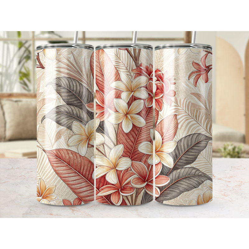 Choose Handmade Tumblers 591ml Vacuum Insulated Stainless Steel (18/8) Travel Tumbler with Straw