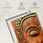 Buddhist Wood Carved Buddha Canvas Print-1688888244