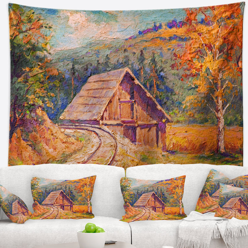 Polyester Tapestry, 32" H x 39" W