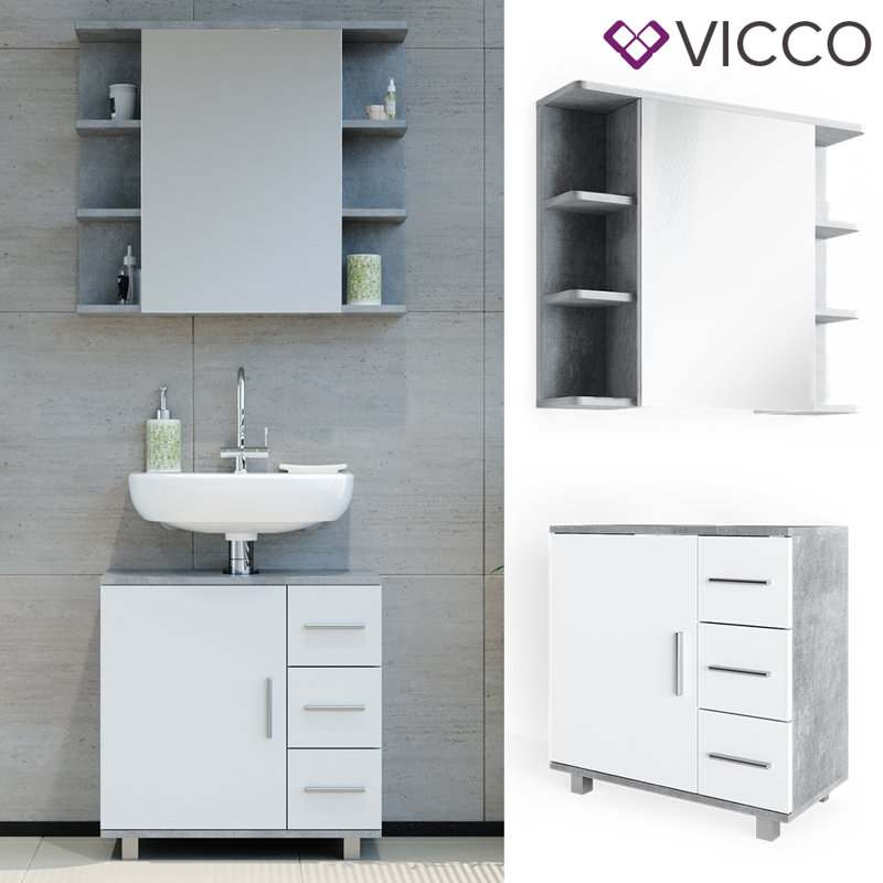 Greenwich Vanity & Mirror Set