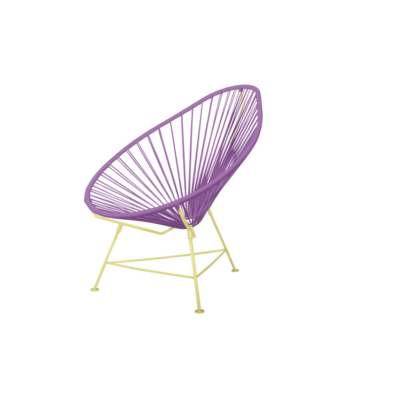 Chaise de jardin, Orchidée / jaune