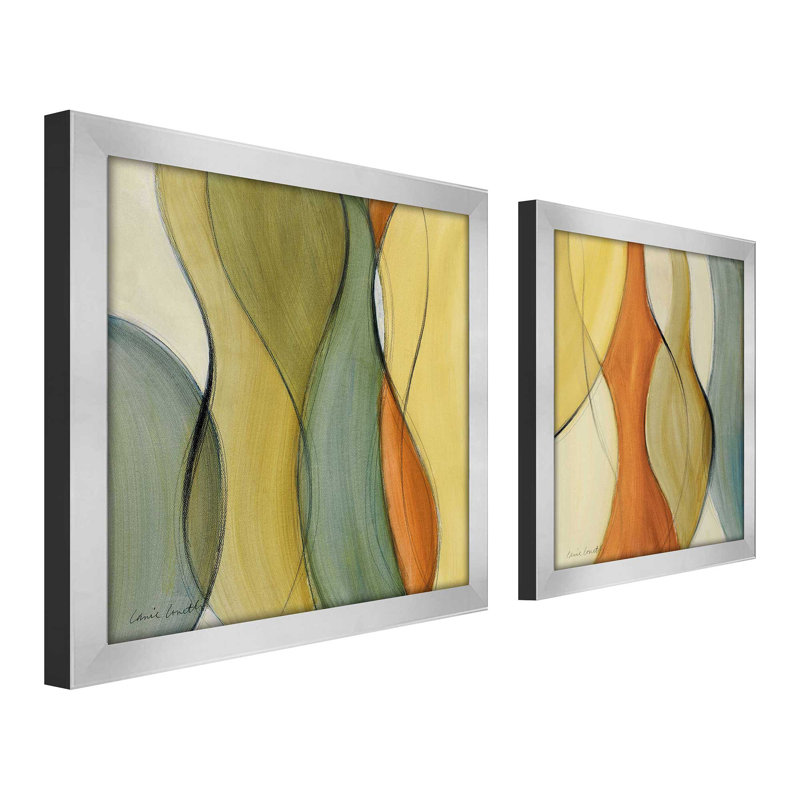 Coalescence Framed On Paper 2 Pieces Set