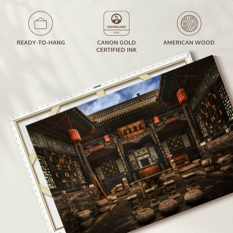 Ancient Pingyao Castle, 34" H x 51" W