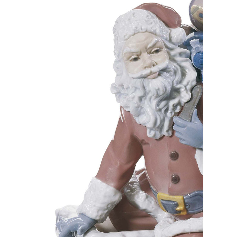 Figurine de père noël en duvet