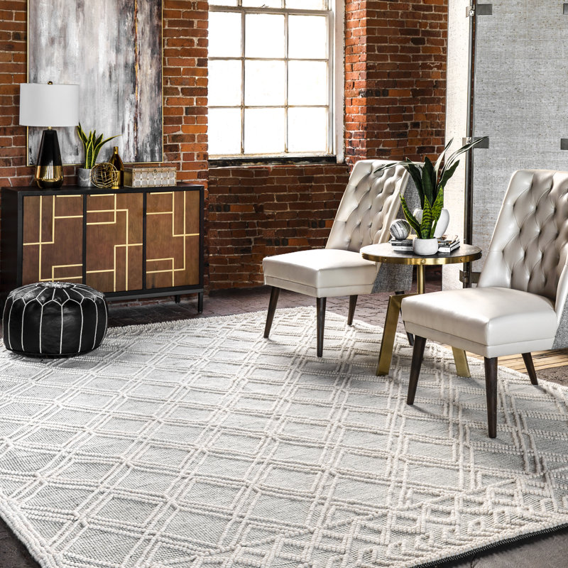 Cureton Geometric Indoor Rug, Rectangle 8'6" x 11'6"