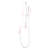 Stainless Steel Shower Slide Bar With Handheld And 69" Extra-Long Hose - Superior Durability Robust Rail 69-Inch User- Operation