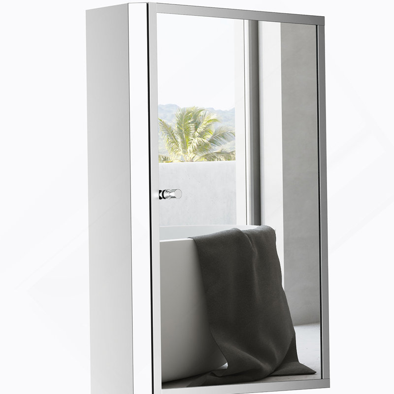 Armoire de rangement de salle de bain murale, armoire à pharmacie, armoire de salle de bain moderne avec miroir