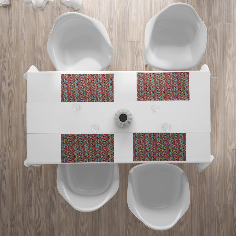 Polyester Patterned Rectangle Placemat