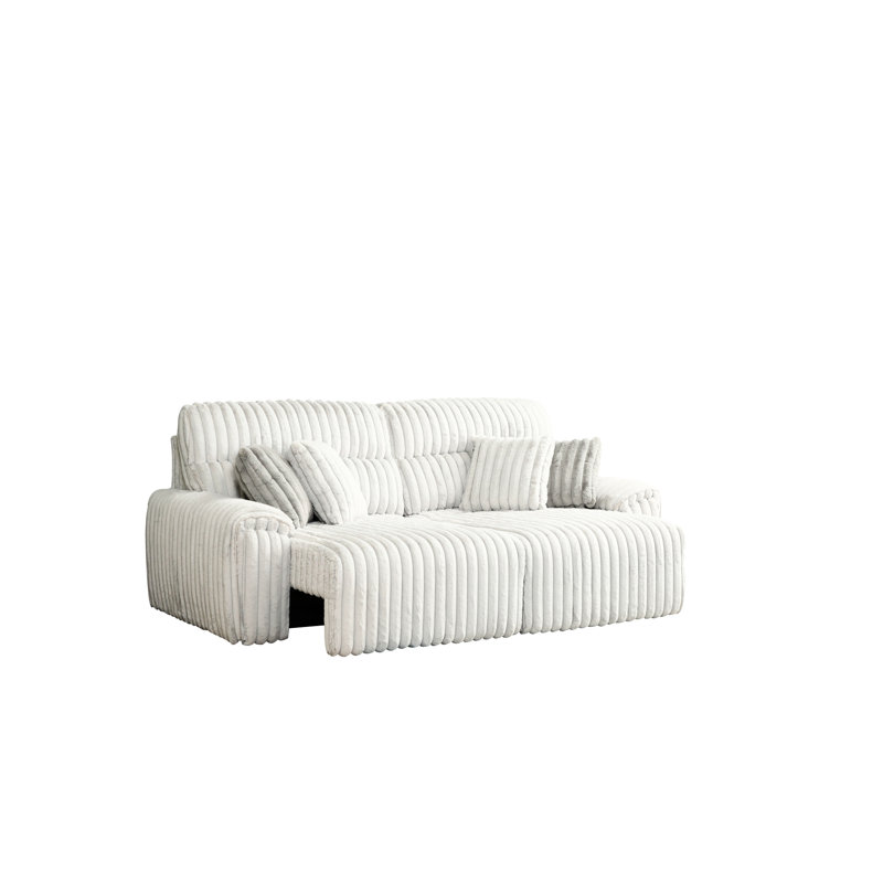 Velours côtelé de style contemporain avec couchette et capacité de charge