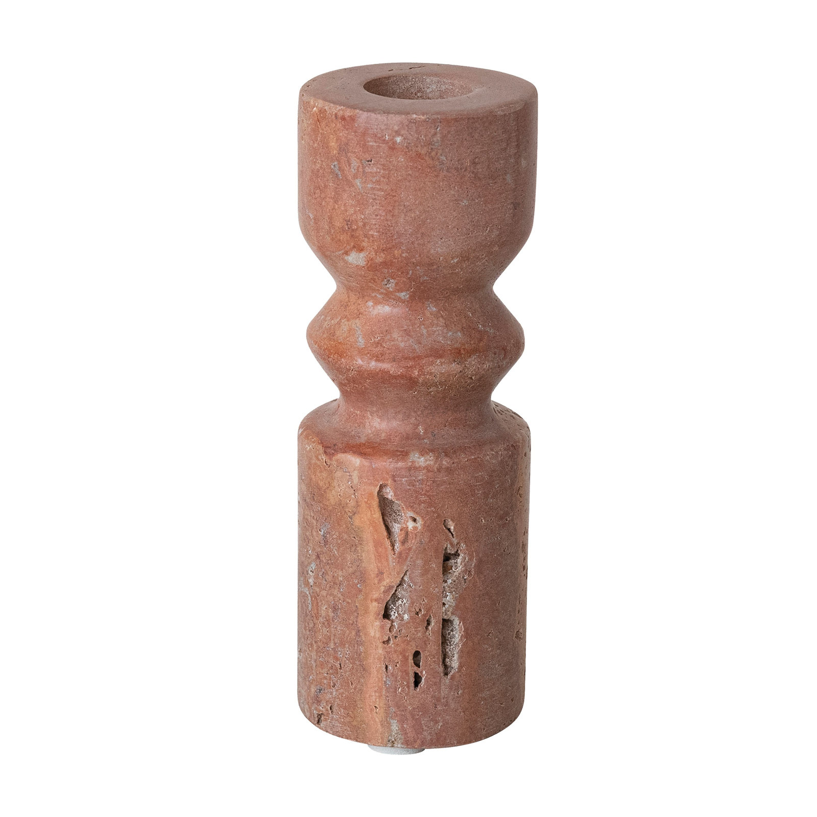 Travertine Taper Candle Holder