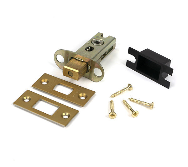 Aged Brass 2½" Heavy Duty Tubular Deadbolt, Satin Brass