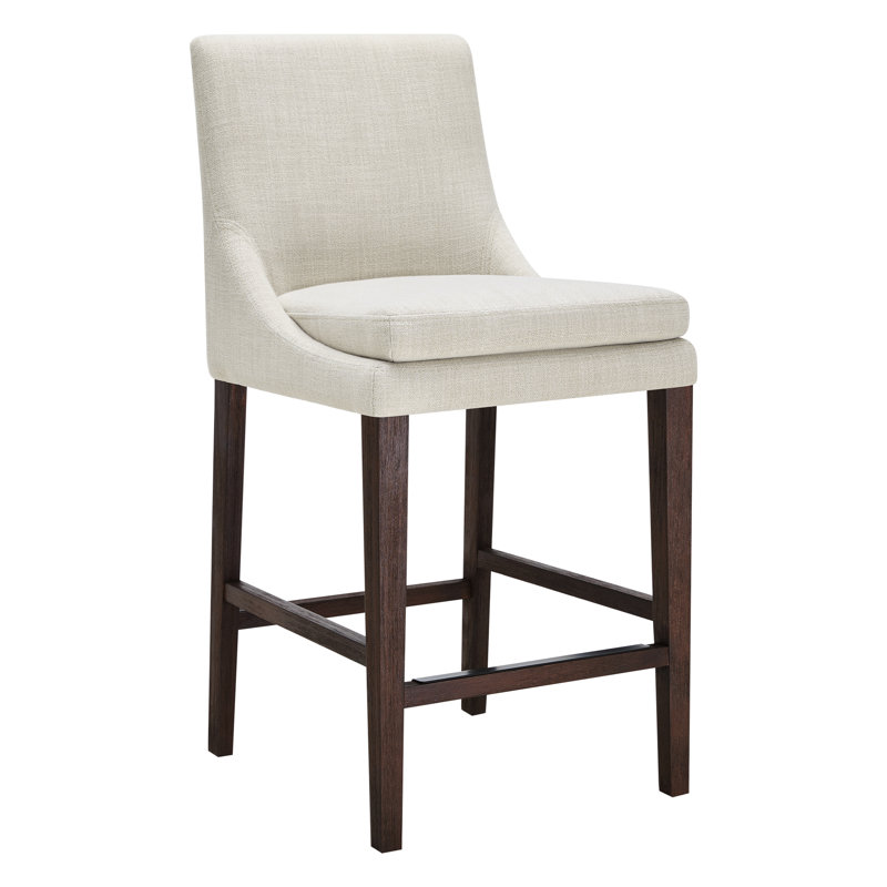 Tabouret de bar et de comptoir Niara, Lin Performance Effie, Tabouret de comptoir (siège d'une hauteur de 26 p