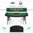 Soozier Poker Table Foldable, 72" Blackjack Table for 7 Players with Chip & Cup Holder, Green Felt-50558179