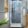 Lumen 42" x 74.75" Square Hinged Shower Enclosure with Base Included