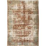 Antique One Of A Kind One-of-a-Kind 6'8" X 10' Hand Knotted Area Rug