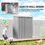 Outsunny 5ft x 3ft Garden Storage Shed Waterproof Sloped Roof Grey