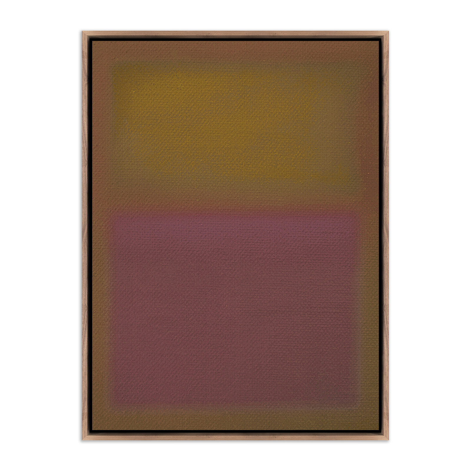 Composition Neutral by Charles Stuart, 32" H x 24" W x 2" D, Dark Brown, Neutral