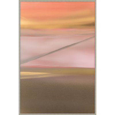 Sunset Through Glass 1 Framed Print Canvas