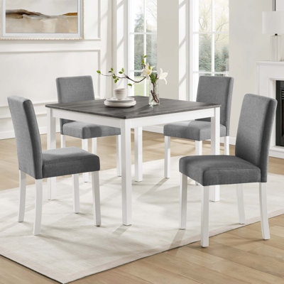Compact 5-Piece Dining Set with Space-Saving Design