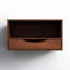 Adeana Poplar Solid Wood Floating Shelf with Drawer-1448701955