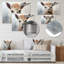 Décoration murale beige en forme de lama II - animaux-562670528