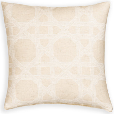 Big Basket Almond  Throw Pillow