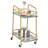 Duharte Metal Bar Cart