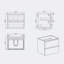 Meuble-lavabo de salle de bain avec lavabo, grand meuble-lavabo flottant mural-2080324522-2080324523