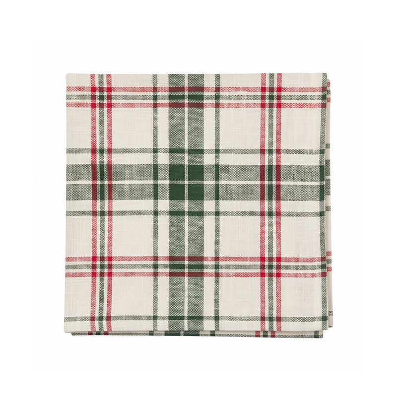 Nephele Plaid 100% Cotton Table Runner
