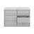 Brannick 46.5" W Handleless 6-Drawer Double Dresser-94481525