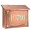 Pasadena Brass Wall Mounted Mailbox-66915750-66915746