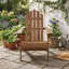 Chaise Adirondack pliable en bois d'acacia avec siège à lattes, accoudoirs droits et dossier incliné pour terrasse-2002453239