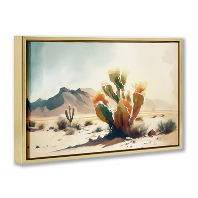 Cadre flottant Desert Dream at Sunrise, design par Titan Turner