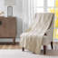 Jeté matelassé surdimensionné avec bords festonnés écume de mer 60 x 72 po-113920785