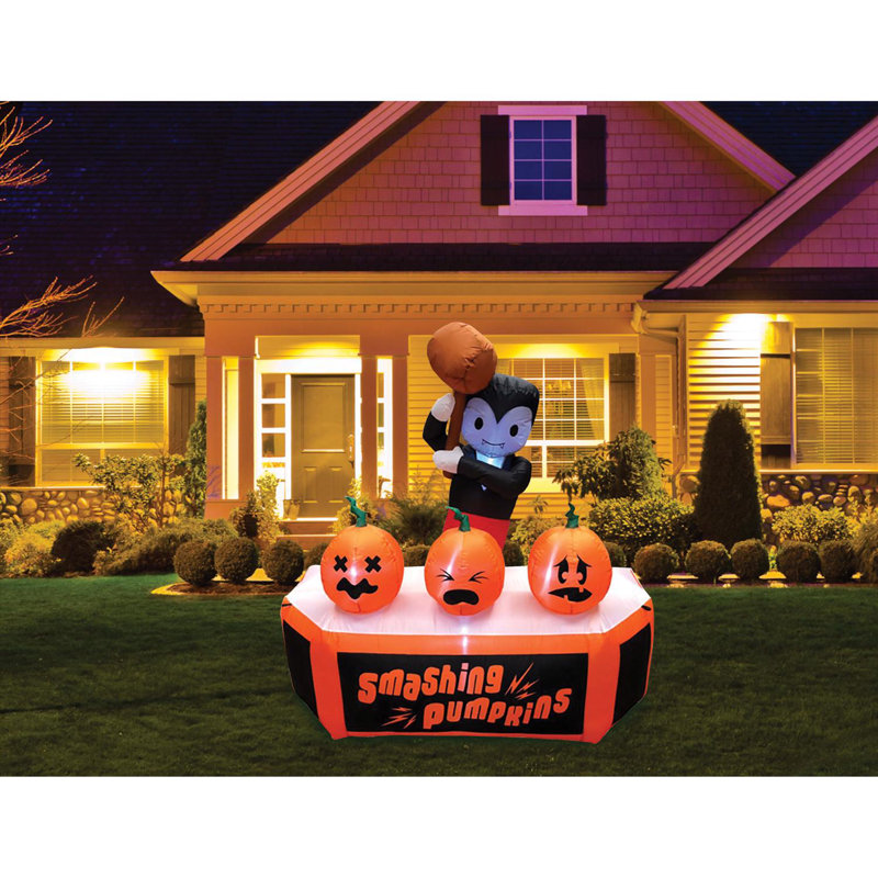  5 ft. Prelit Smashing Pumpkins Inflatable