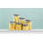 Set of 6 JoyJolt Glass Storage Jars w/ Airtight Lids