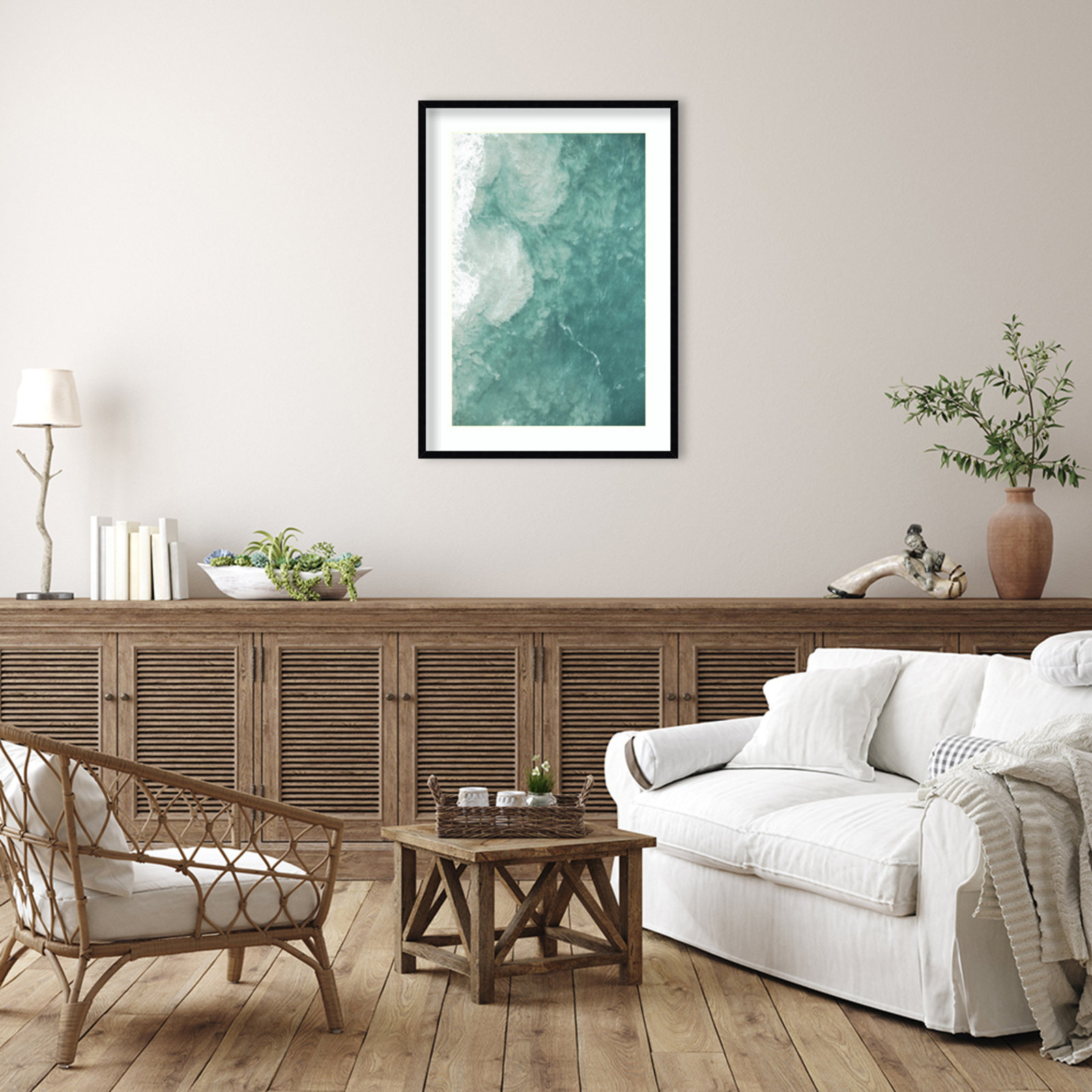 Daisey "Oceano" Print by Shot by Clint, Black, 41" H x 30" W