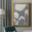 Toile encadrée de qualité supérieure Grayscale Garden II - prête à être accrochée-1999279940