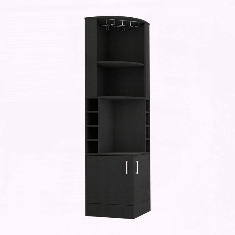 Armoire de bar Kava Being avec support pour verres à vin et support à vin intégré