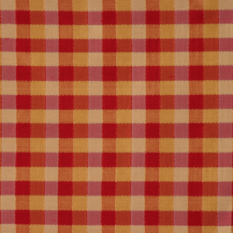 Plaid Fabric, Henna