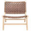 Chaise d'appoint en cuir Denman-875256737