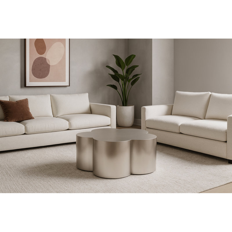 Table basse Lucky, Argent argent