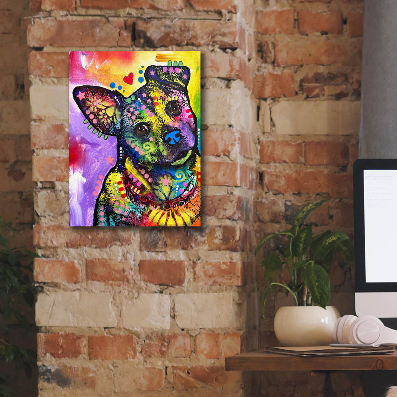 «Are You An Angel» par Dean Russo, art mural sur toile, H 16 po x l 12 po x P 0,75 po
