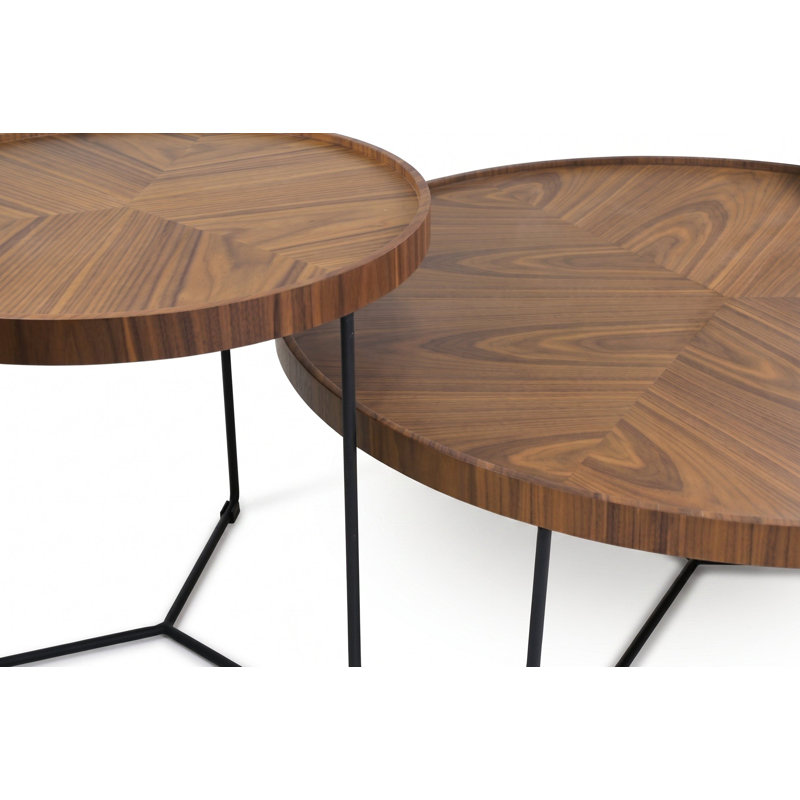 Heckson Round Nesting Coffee Table