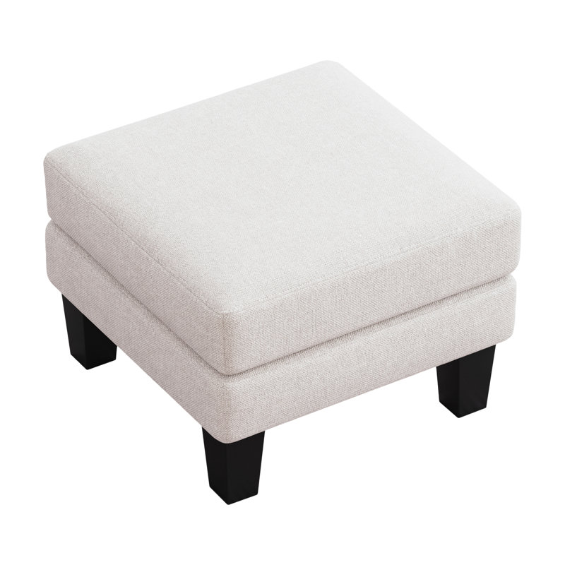 Fabric Ottoman Beige