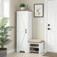 Armoire décorative simple de porte de grange pour le salon, armoire de plancher