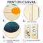 Cordis - impressions abstraites sur toile de style Mid-Century-114717287-114717288-114717290