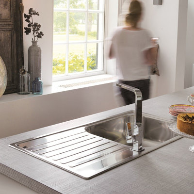 100cm x 50cm Inset Kitchen Sink